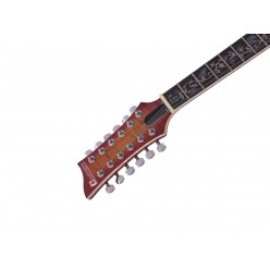 DIMAVERY LP-612 E-Guitar, flamed sunburst